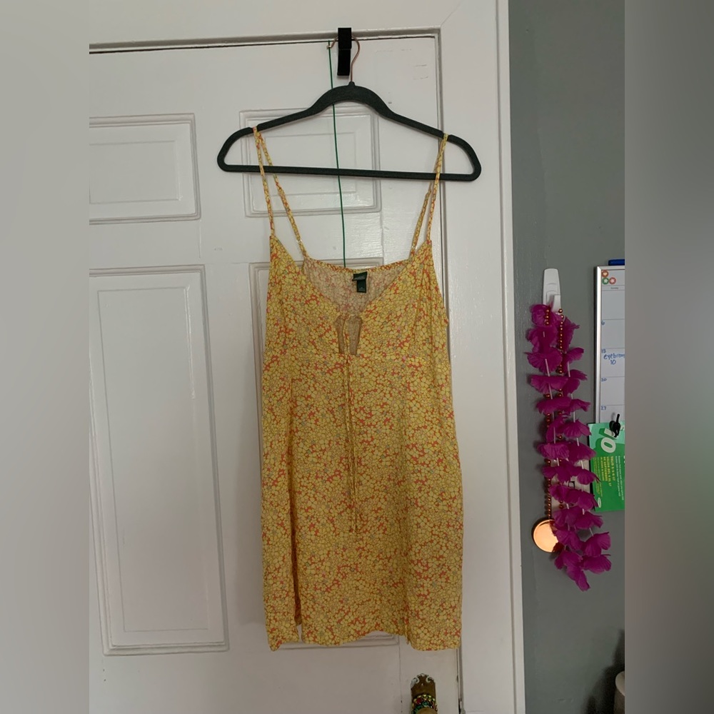 Yellow and orange floral Wild fable dress